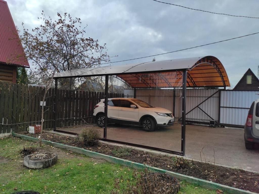 Прозрачные шторы ПВХ для навеса под автомобиль в Старой Вичуге